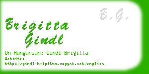 brigitta gindl business card